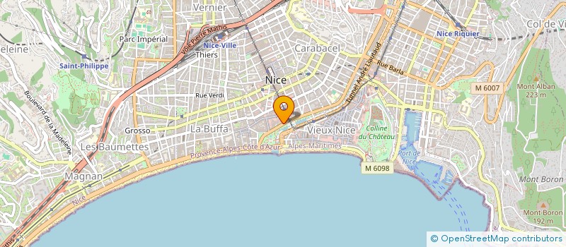 localisation de l'entreprise SCM PINTON COUSTAURY à NICE