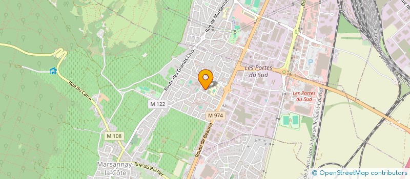 localisation de l'entreprise SCM PIOUD-SIGNOR  MARSANNAY LA COTE