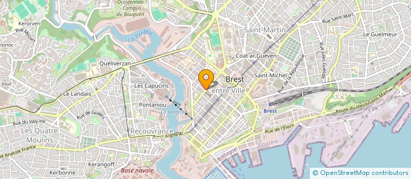 localisation de l'entreprise SCM PJ  BREST