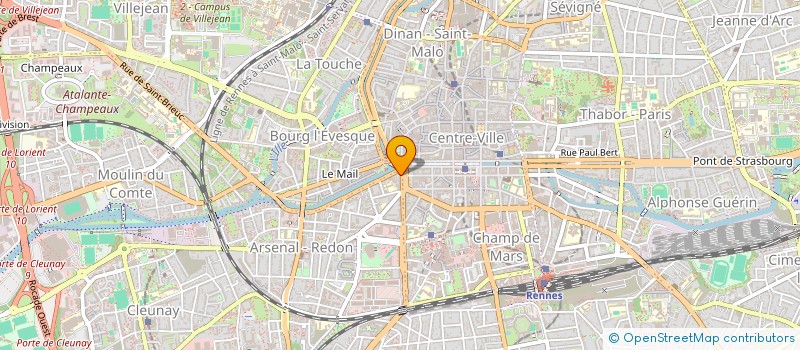 localisation de l'entreprise SCM PLACE 2B  RENNES