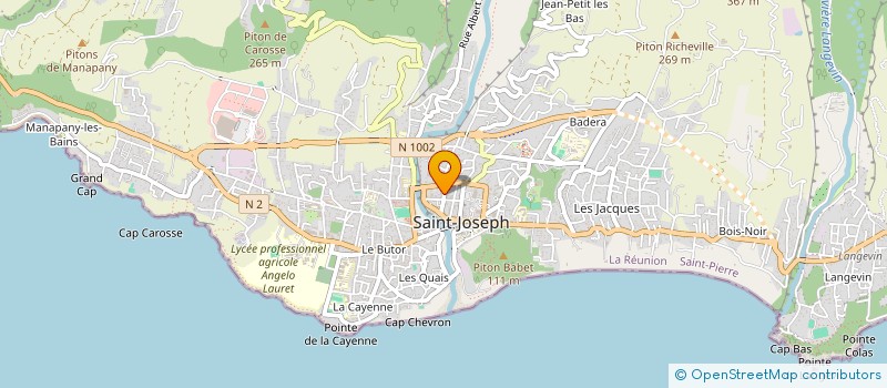 localisation de l'entreprise SCM PLAVA-RUN à SAINT-JOSEPH