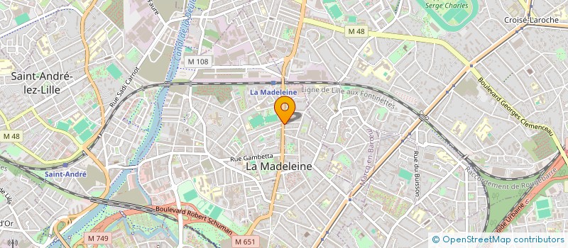 localisation de l'entreprise SCM PLOUVIEZ LAYE JOMIN à LA MADELEINE