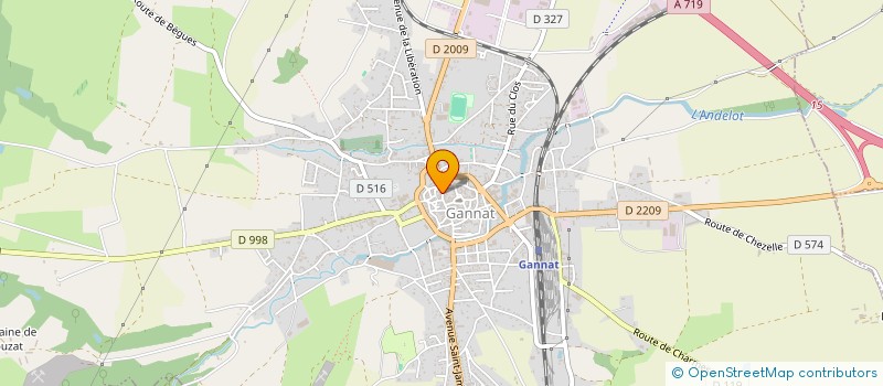 localisation de l'entreprise SCM PLURIDISCIPLINE CONSEILS JURIDIQUES à GANNAT