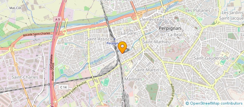 localisation de l'entreprise SCM PNEUMOLOGIE ALLERGOLOGIE RESPIRATOIR  PERPIGNAN