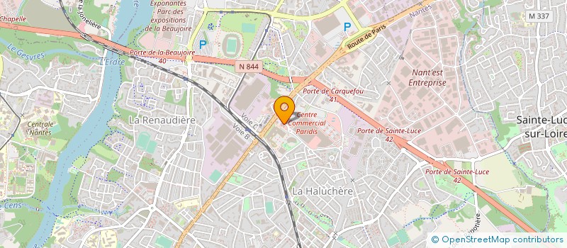 localisation de l'entreprise SCM PNEUMOLOGIE ASTHMOLOGIE à NANTES