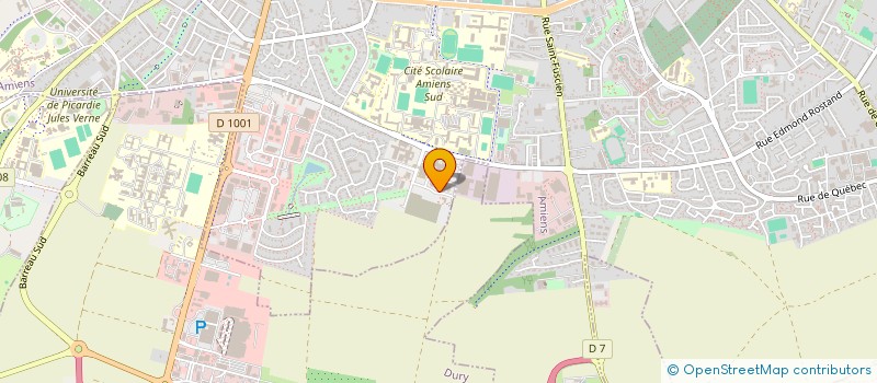 localisation de l'entreprise SCM PNEUMOLOGUES DE L'EUROPE à AMIENS