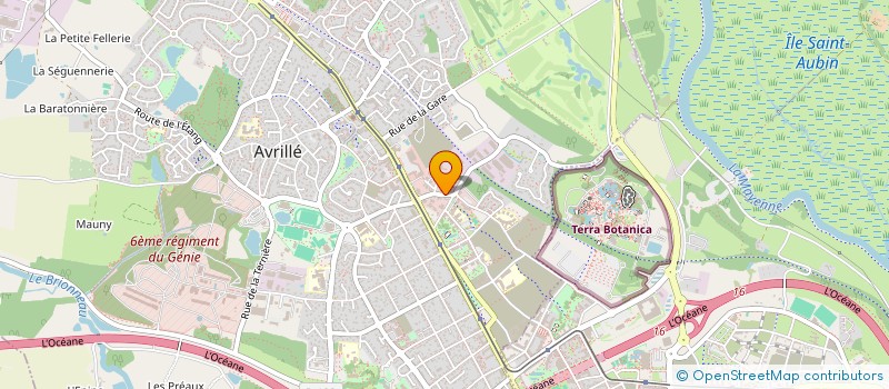 localisation de l'entreprise SCM PODOLOGIE FORTIN ET LE HIR  AVRILLE