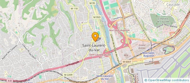 localisation de l'entreprise SCM PODOLOGIE LAURENTINE à SAINT-LAURENT-DU-VAR