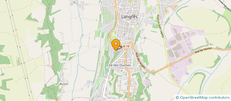 localisation de l'entreprise SCM PODOLOGIE MMES LAPIERRE ET FRANCOIS à LANGRES