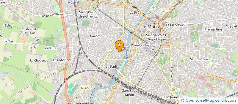 localisation de l'entreprise SCM POIDS PLUME  LE MANS