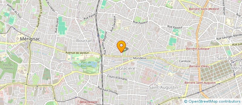 localisation de l'entreprise SCM POINCARE  BORDEAUX