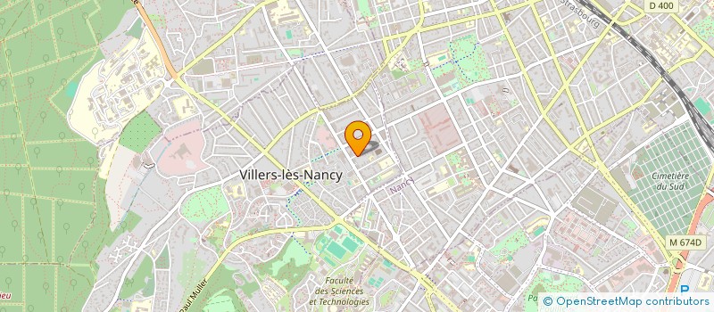 localisation de l'entreprise SCM POLE AQUATIQUE HAUSSONVILLE à VILLERS-LES-NANCY
