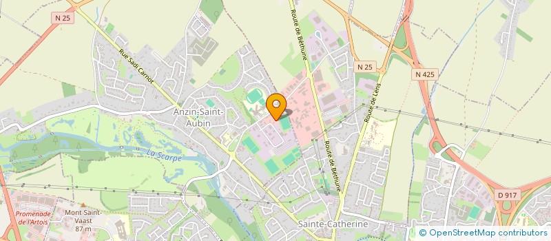 localisation de l'entreprise SCM POLE ARTEMIS à ARRAS