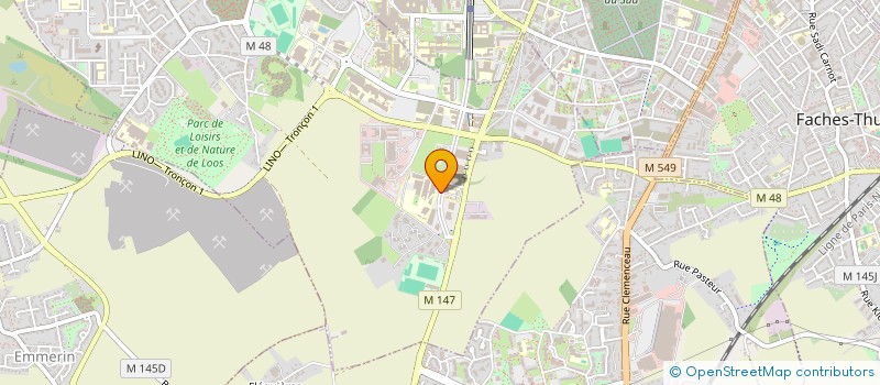 localisation de l'entreprise SCM POLE DENTAIRE EURASANTE  LOOS