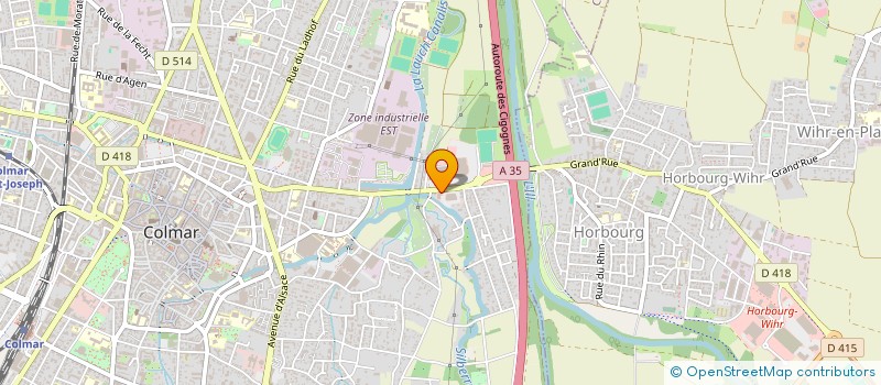 localisation de l'entreprise SCM POLE MEDICAL 3  COLMAR