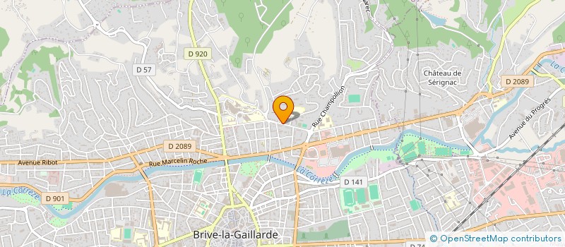 localisation de l'entreprise SCM POLE METABOLIQUE ET ENDOCRINIEN à BRIVE-LA-GAILLARDE