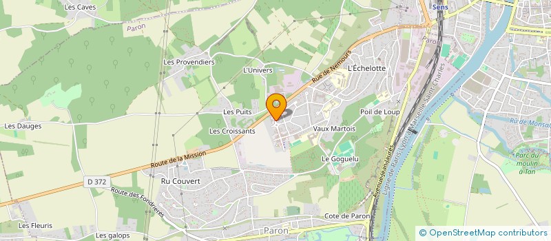 localisation de l'entreprise SCM POLE SANTE PARON à PARON
