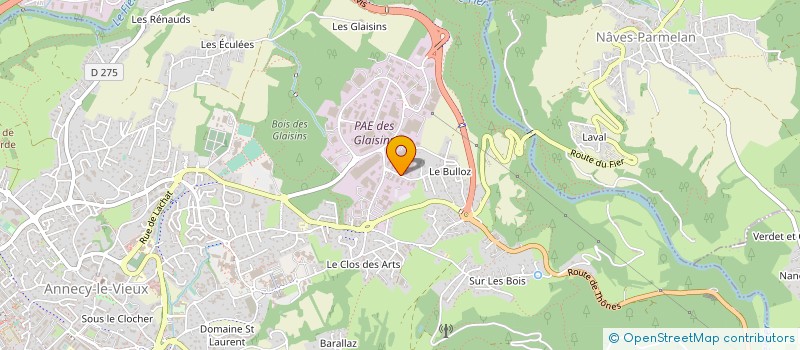 localisation de l'entreprise SCM POLE SPORT SANTE ANNECY à ANNECY