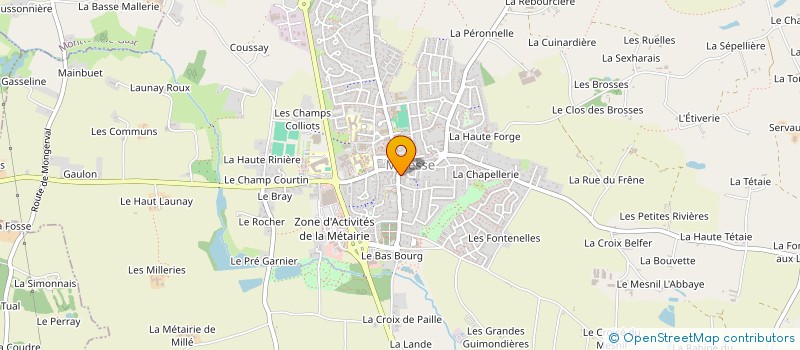 localisation de l'entreprise SCM POLYKINEO  MELESSE