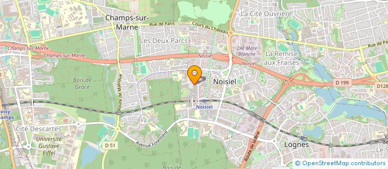 localisation de l'entreprise SCM POP  NOISIEL