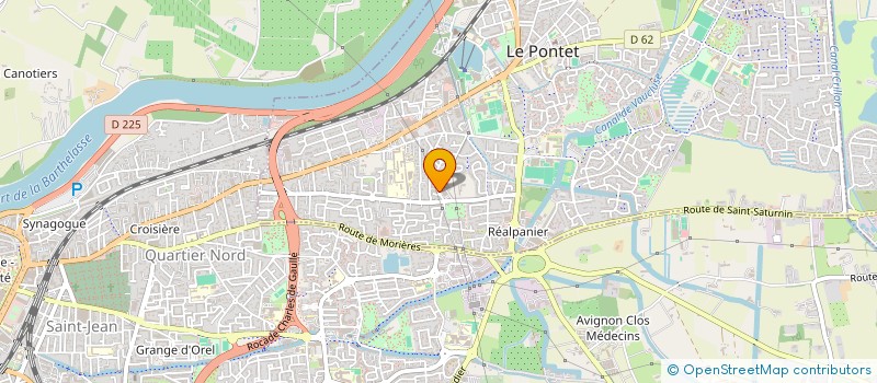 localisation de l'entreprise SCM POP  LE PONTET