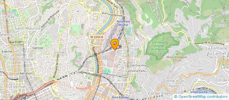 localisation de l'entreprise SCM POP ET VALLES à NICE