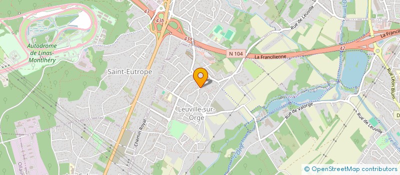 localisation de l'entreprise SCM POS SAINTE GENEVIEVE à SAINTE-GENEVIEVE-DES-BOIS