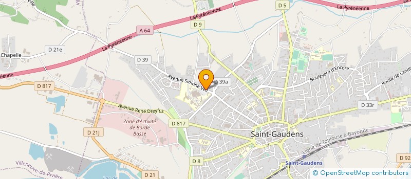 localisation de l'entreprise SCM PRABACOR à SAINT-GAUDENS