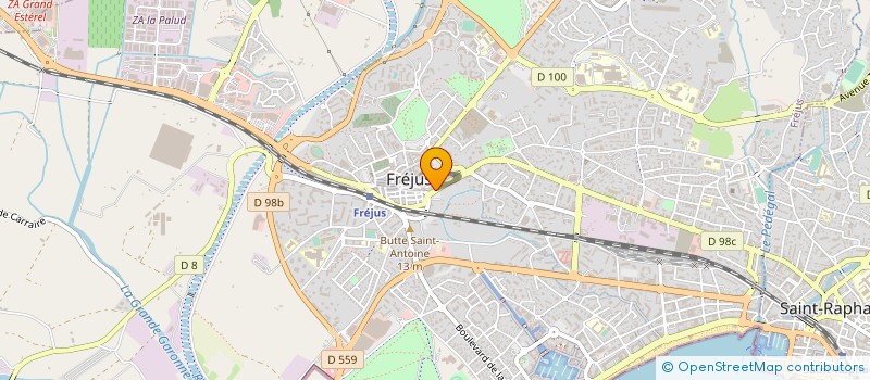 localisation de l'entreprise SCM PRATICIENS DE LA PORTE D'OREE à FREJUS