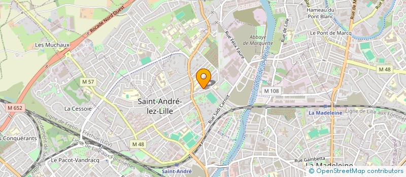 localisation de l'entreprise SCM PRESBYTERE  SAINT-ANDRE-LEZ-LILLE