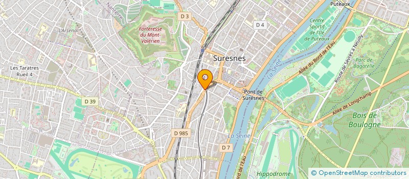 localisation de l'entreprise SCM PREVOST SEILLE à SURESNES