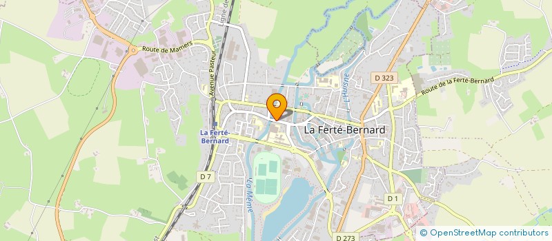 localisation de l'entreprise SCM PRIEUR NOEL  LA FERTE-BERNARD