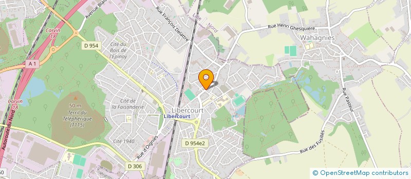 localisation de l'entreprise SCM PRODENTAL à LIBERCOURT