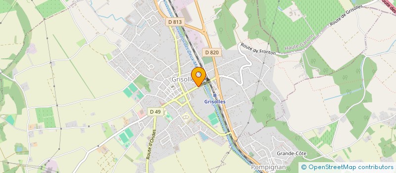 localisation de l'entreprise SCM PROFESSIONS DE SANTE RUE LARROQUE  GRISOLLES