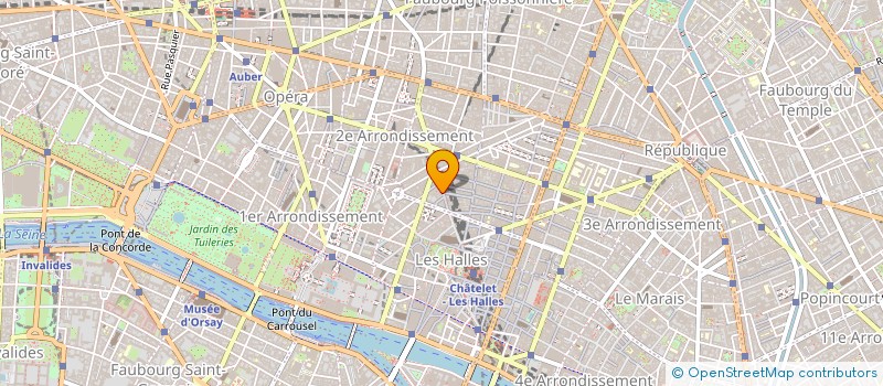 localisation de l'entreprise SCM PROGRESS à PARIS