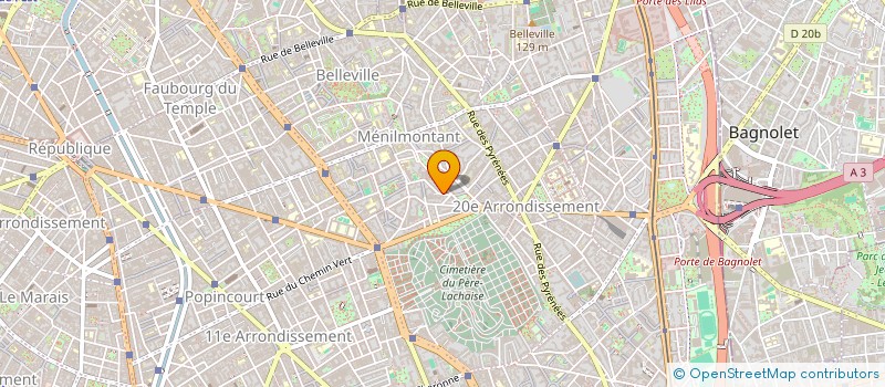 localisation de l'entreprise SCM PROJET CRAYON LIBRE  PARIS