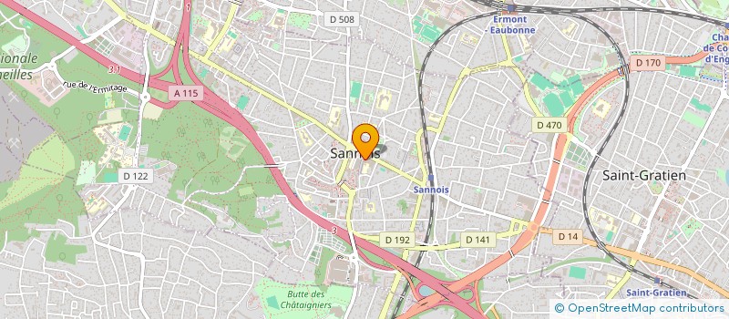 localisation de l'entreprise SCM PROMEDICA  SANNOIS