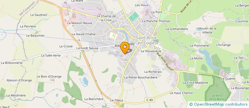 localisation de l'entreprise SCM PROVOST-AUDREN à MAEN ROCH