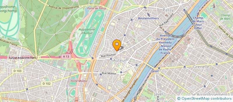 localisation de l'entreprise SCM PSY 21  PARIS