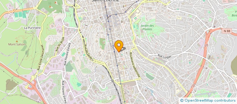 localisation de l'entreprise SCM PSYCHOMOTRICITE  SAINT-ETIENNE