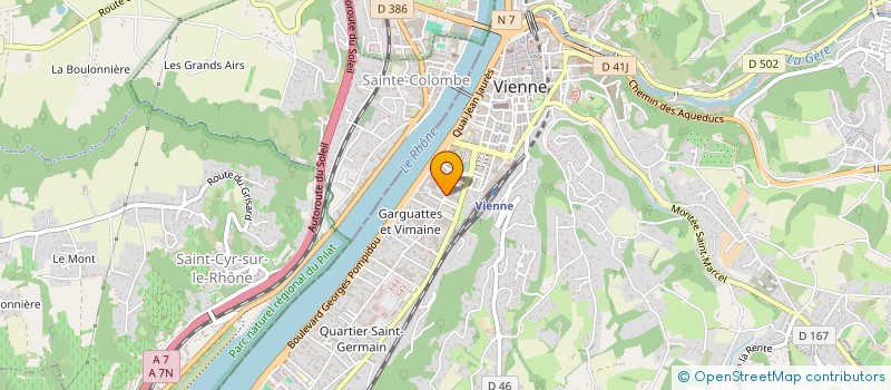 localisation de l'entreprise SCM PSYCHOMOTRICITE VIENNOISE  VIENNE