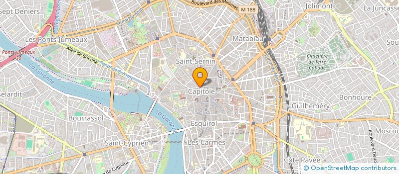 localisation de l'entreprise SCM PUGNET RODRIGUEZ à TOULOUSE