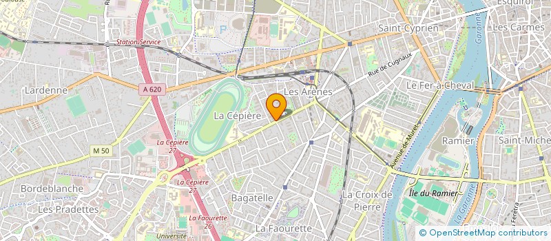 localisation de l'entreprise SCM PUJOL BELOSSI IOUALALEN à TOULOUSE