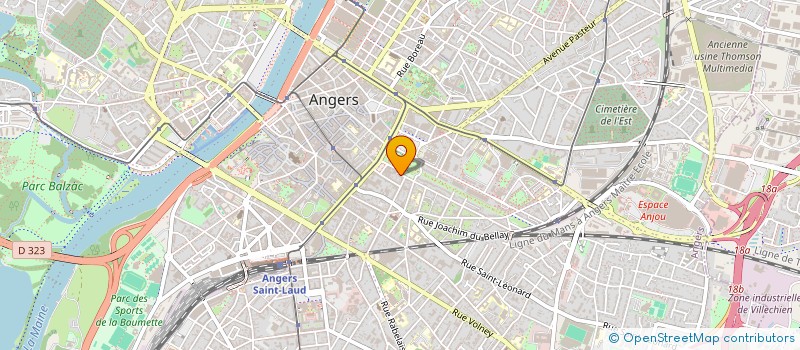 localisation de l'entreprise SCM Q-SPEED à ANGERS