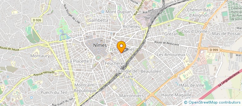 localisation de l'entreprise SCM QUENOTTE à NIMES
