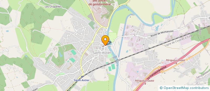 localisation de l'entreprise SCM RABELAIS  SAINT-ASTIER