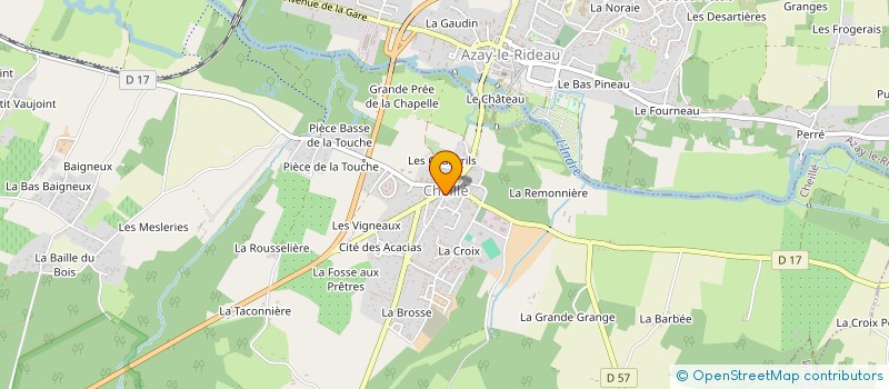 localisation de l'entreprise SCM RABIERE  CHEILLE