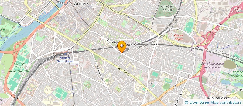 localisation de l'entreprise SCM RADC à ANGERS