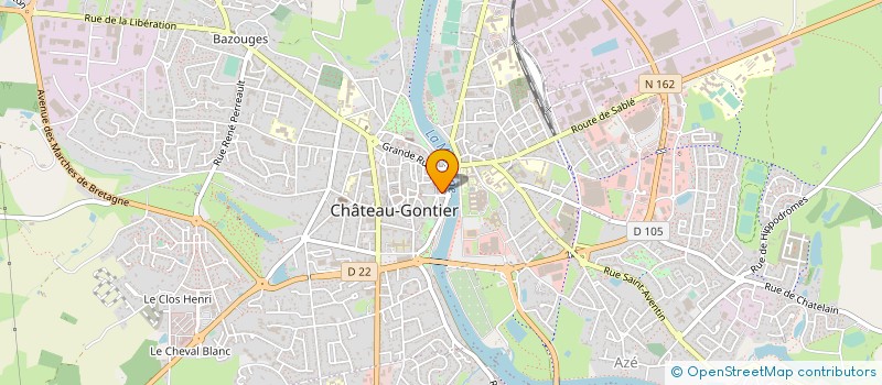 localisation de l'entreprise SCM RADE-BARRE-MORICE  CHATEAU-GONTIER-SUR-MAYENNE