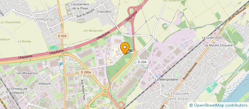 localisation de l'entreprise SCM RADIO POLYCLINIQUE  LA CHAUSSEE-SAINT-VICTOR